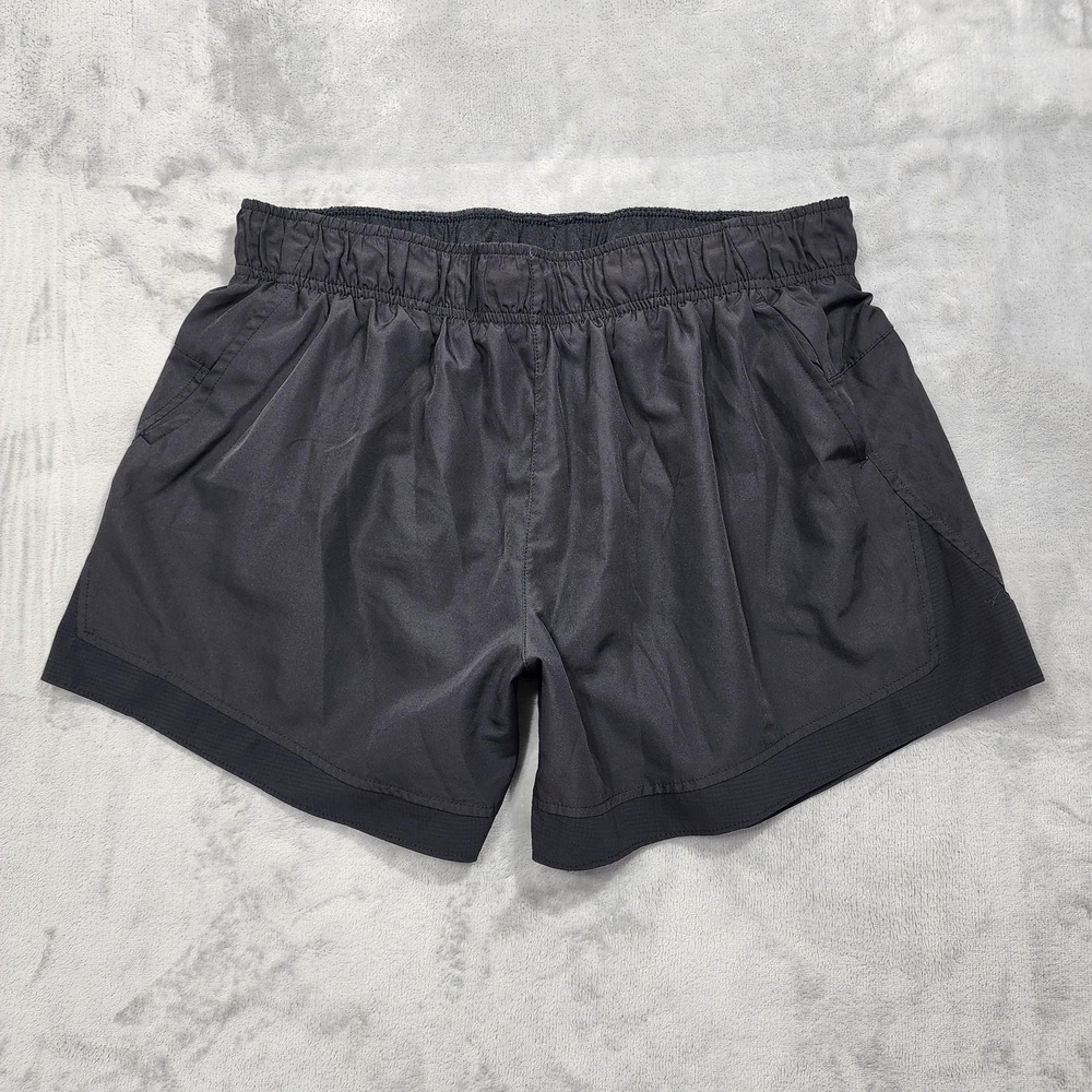 Athletic Works Shorts Womens XL Black Lined Running Athletic Pockets Workout